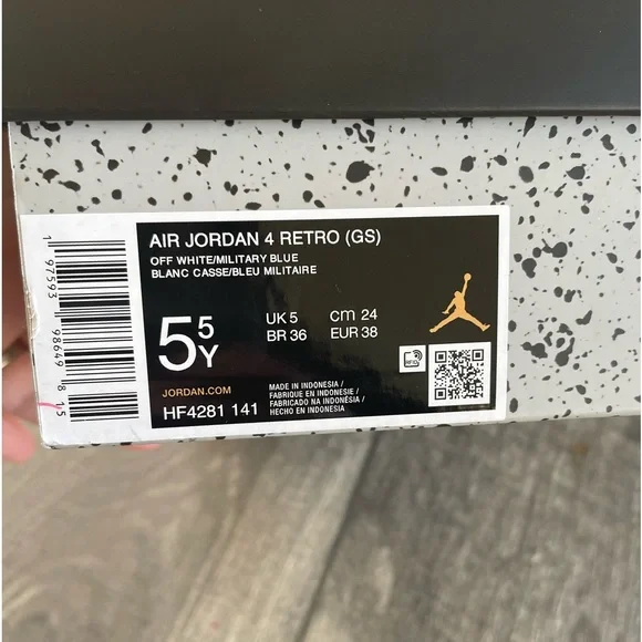 Air Jordan 4 Retro Military Blue5.5Y